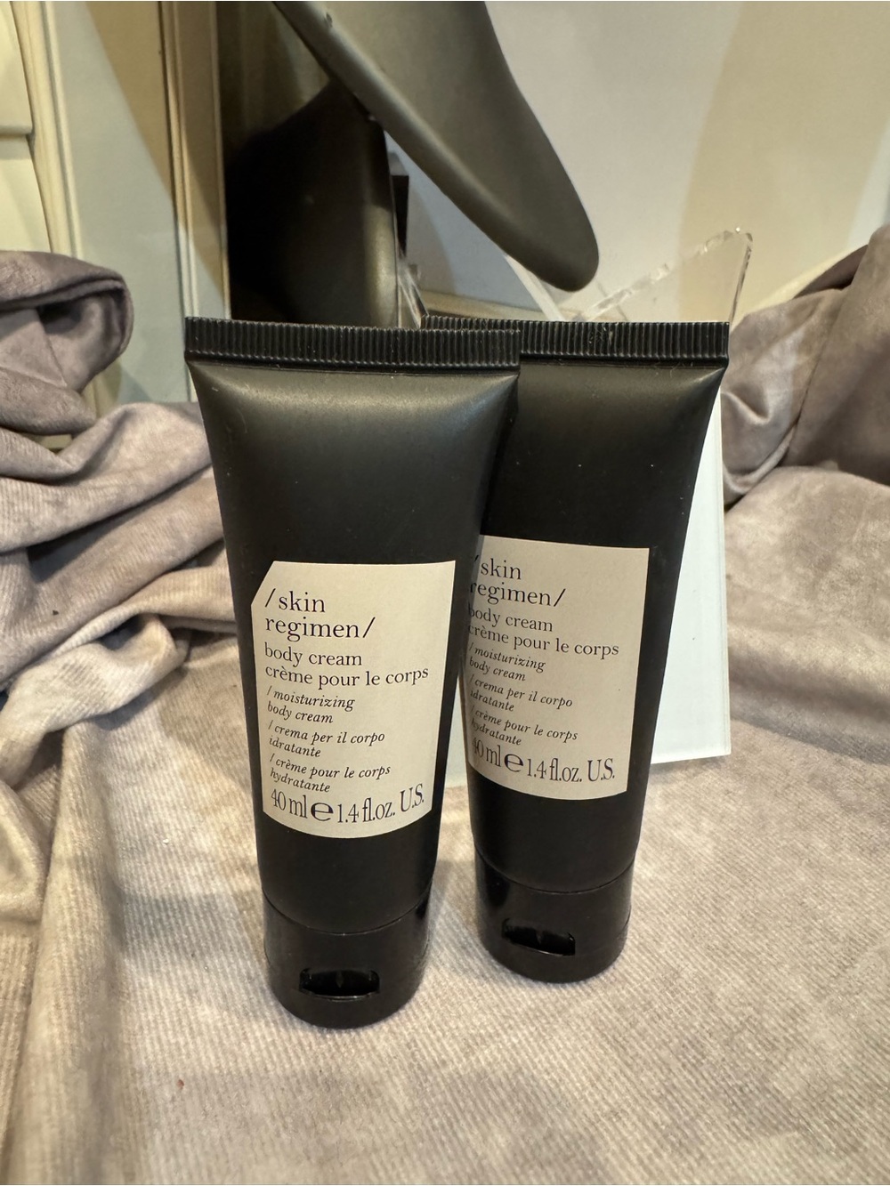 /skin regimen/ Moisturizing Body Cream — Black Tubes set of 2
